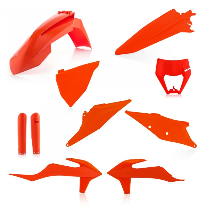 Acerbis 20-23 KTM 150-500 XCF-W / XC-W TPi / EXC TPi / EXC-F Full Plastic Kit in Orange (Part #2791545226)