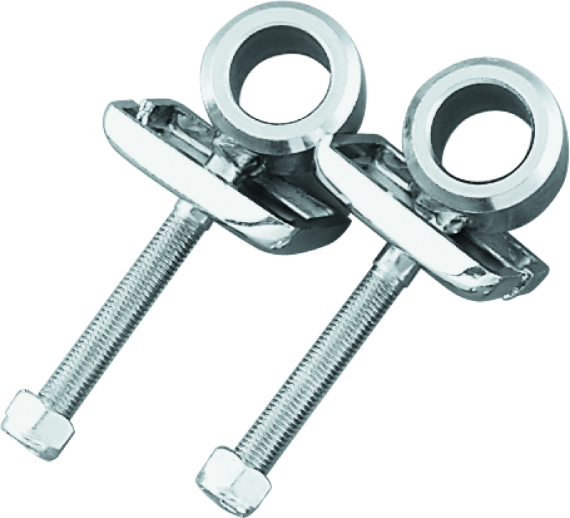 Bikers Choice Chrome Axle Adjusters for Harley Davidson 1973-1999 Models – Replaces H-D 41530-84T