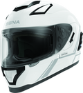 Sena Technologies Stryker Bluetooth Helmet with Mesh Intercom, Glossy White - Large