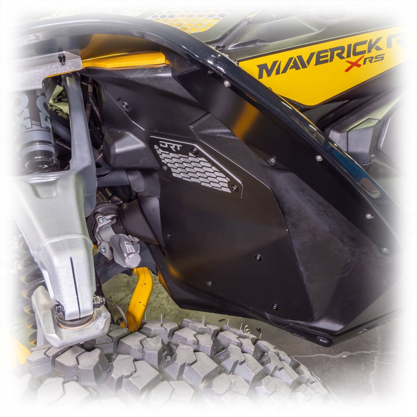 Can Am Maverick R Front Aluminum Rock Guard Kit