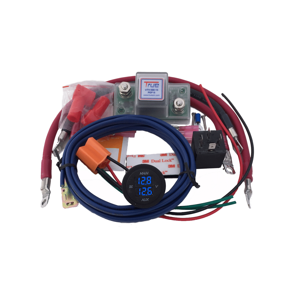 Honda Talon Dual Battery Kit by AJK Offroad Hardwaore Wires 