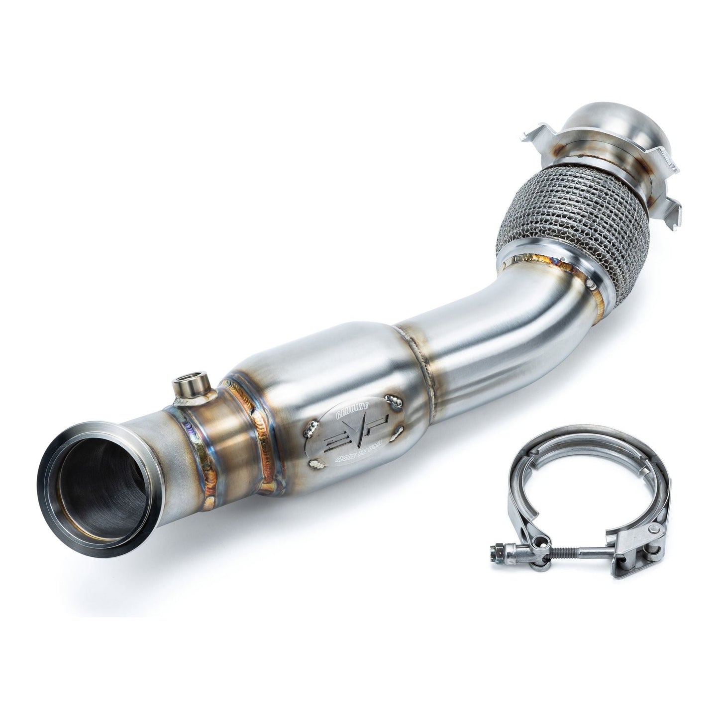 Can Am Maverick R 3" Down Pipe with Bullet Muffler