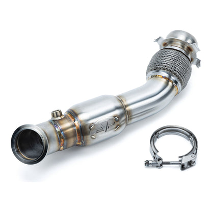 Can Am Maverick R 3" Down Pipe with Bullet Muffler