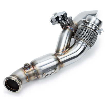 Can Am Maverick R Shocker Electric Side-Dump Down Pipe with Bullet Muffler