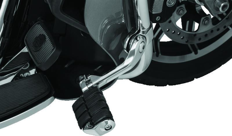 Kuryakyn Tour-Tech Cruise 6-inch Mount Arm with Dually ISO Pegs and 1-1/4-inch Clamp – Chrome