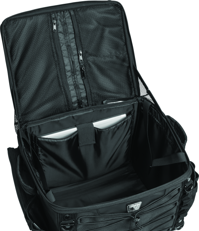 Kuryakyn Momentum Vagabond Bag Part Number 5285 – Versatile Motorcycle Seat and Rack Storage Solution
