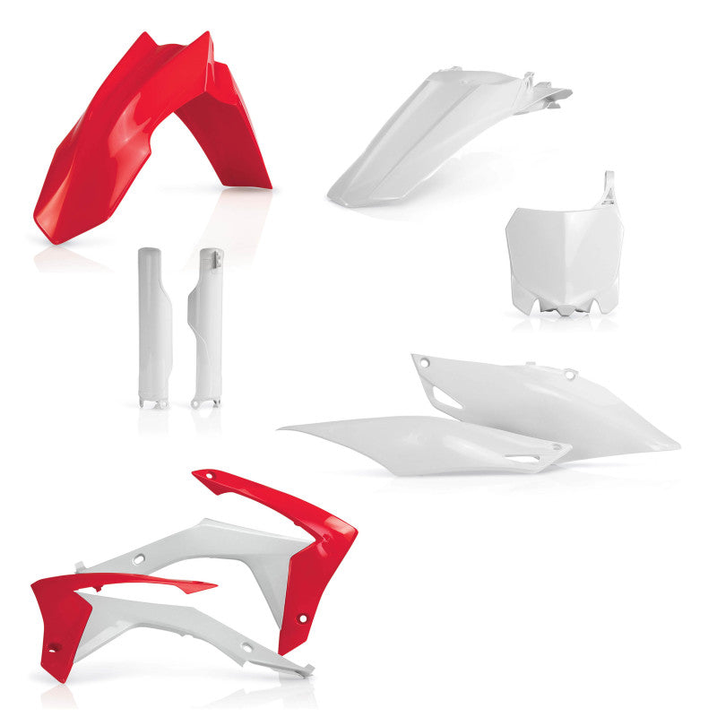 Acerbis 13-17 Honda CRF250R and CRF450R Full Plastic Kit – Original Factory Shape, Front Fender, Side Panels, and More