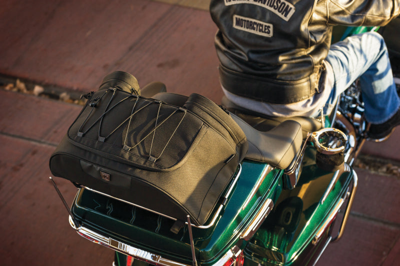 Kuryakyn Momentum Hitchhiker Trunk Rack Bag - Versatile Waterproof Storage for Powersports