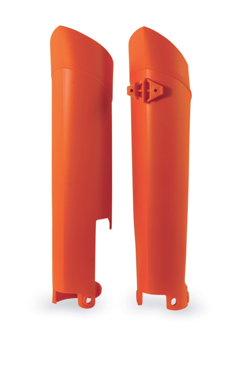 Acerbis 08-15 KTM EXC/XC-W/SX/XC/SX-F/XC-F/14-15 MX Enduro Lower Fork Cover Set - Orange