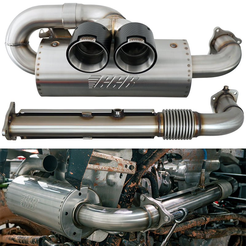 2020-2025 Polaris RZR Pro XP/XP4 Turbo Center Exit Sport Pro Dual Tip Muffler