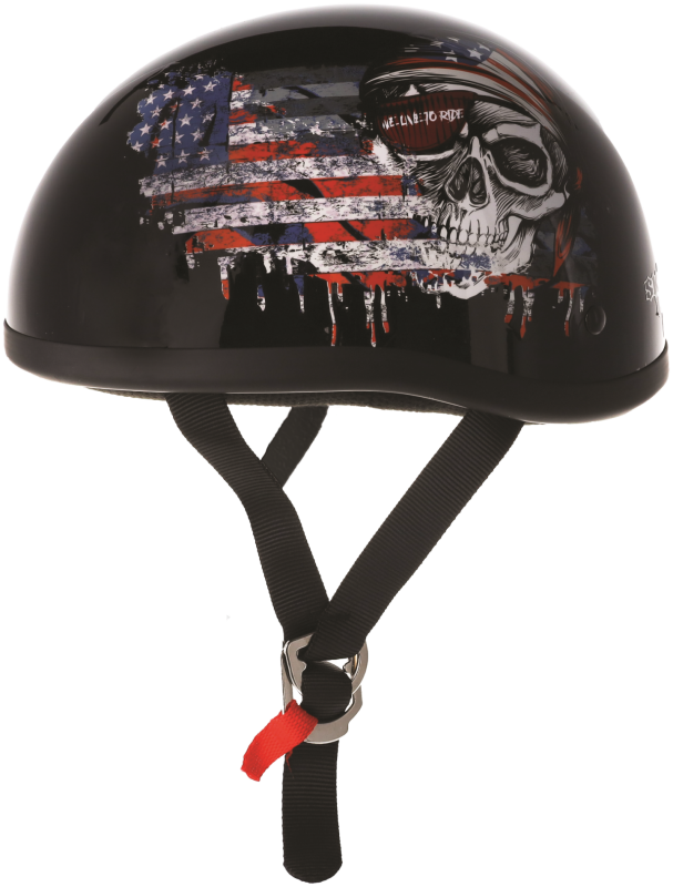 Bikers Choice Skid Lids Live To Ride Original Helmet - XL
