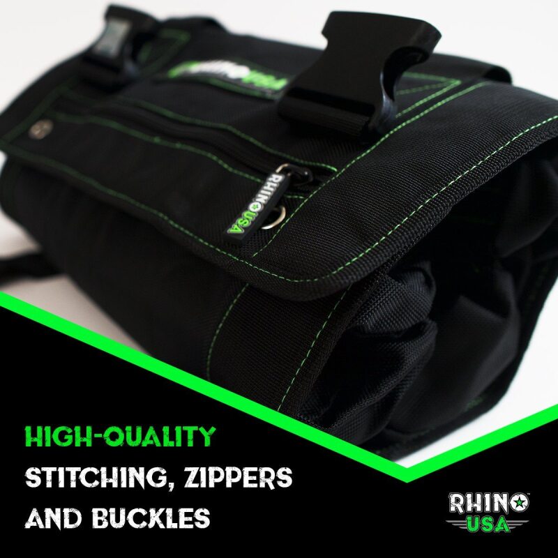 Rhino USA Heavy Duty Off-Road Tool Bag/Roll Camo – Durable & Weather-Resistant Powersports Storage