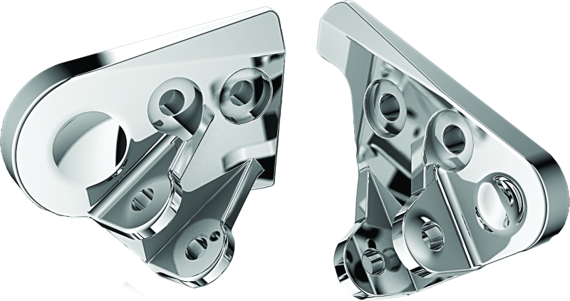 Kuryakyn Driver Peg Mounts for Honda Gold Wing GL1800 and F6B Chrome - Part 4544