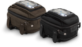 Burly Brand Voyager Black CORDURA Motorcycle Tank and Tail Bag with Pass-Thru Port and Magnetic Map Screen