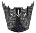 EVS T5 Evilution Helmet Visor - Black Replacement Part