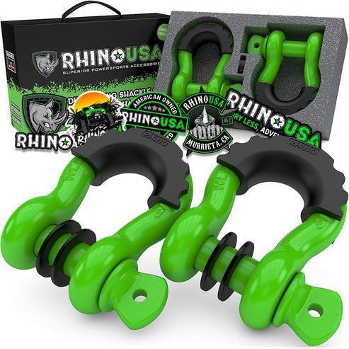 3/4" D-Ring Shackle Set (2-Pack)