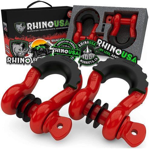 3/4" D-Ring Shackle Set (2-Pack)
