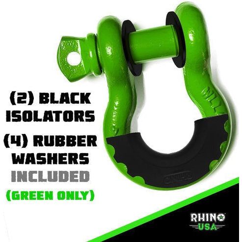 3/4" D-Ring Shackle Set (2-Pack)