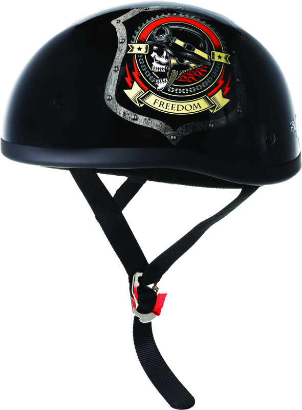 Bikers Choice Skid Lids Freedom Original Helmet - 2XL, D.O.T. Certified, Low-Profile Contoured Design