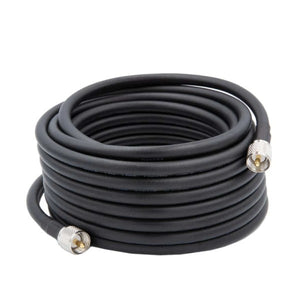 Rugged Radios 35 Ft HD Flag Pole Antenna Coax Cable for Base Camp and Base Stations