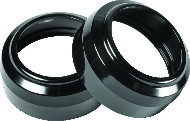 Performance Machine Clean Fork Dust Cap - Black Ano (Part Number 0208-2181-B)