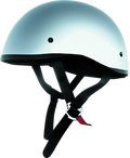 Bikers Choice Skid Lids Original Helmet Chrome XS - Low-Profile, DOT Certified Powersports Helmet