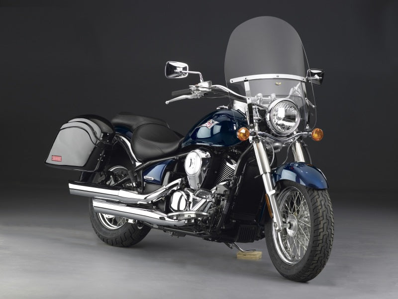 National Cycle Heavy Duty Touring Windshield N2210 – Durable Polycarbonate Cruiser Windshield with Adjustable Center Window