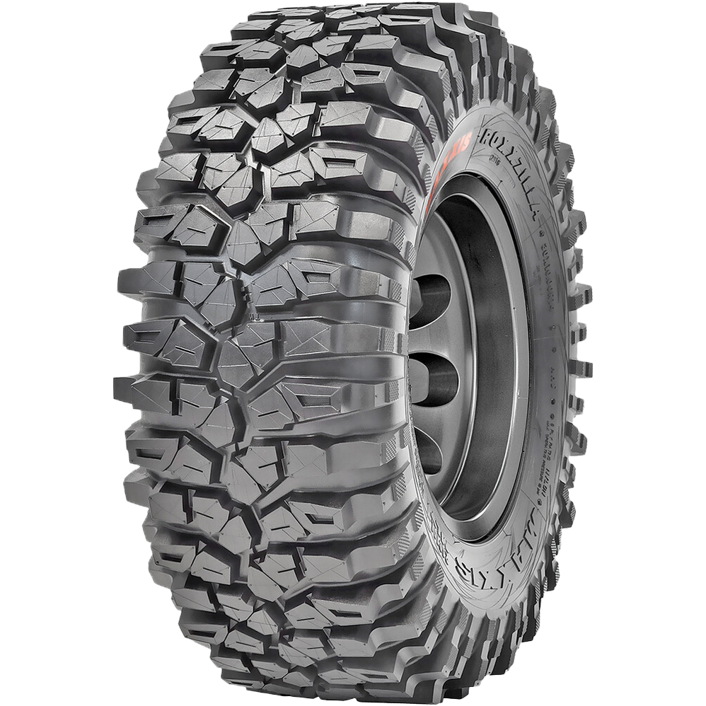System 3 Matte Black SB-6 Beadlock & Maxxis Radial Roxxzilla Wheel & Tire Kit