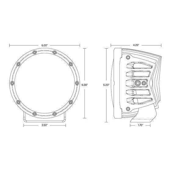 360-Series Amber PRO Light Pods (Pair)