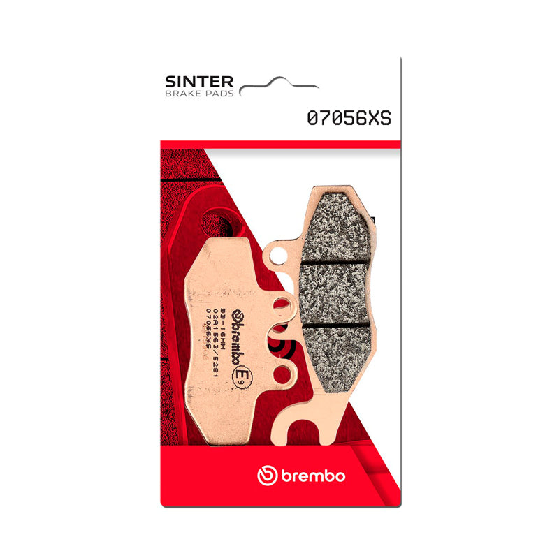 Brembo OE Powersports Part 07056XS Sinter Brake Pad for Piaggio and Aprilia Maxi Scooters