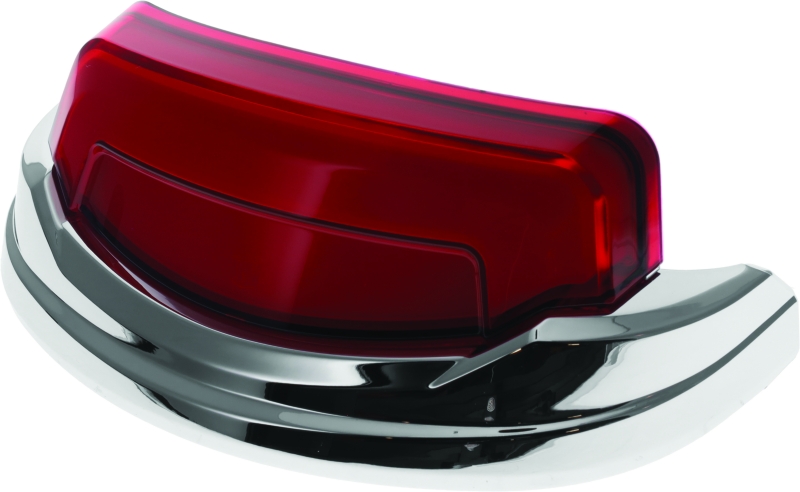 Kuryakyn Tracer Rear Fender Tip Light with Chrome Finish and Red Lens for Harley Davidson Ultra Classic & Road Glide Models