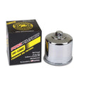 ProFilter PF-138C-1 Chrome Spin-On Performance Oil Filter for Aprilia, Arctic Cat, Kawasaki, Suzuki