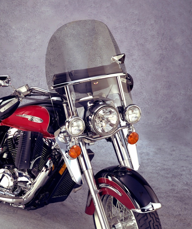 National Cycle Heavy Duty Touring Windshield N2210 – Durable Polycarbonate Cruiser Windshield with Adjustable Center Window