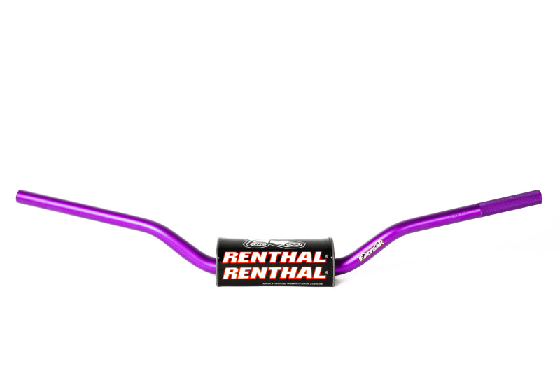 Renthal RC Fatbar Handlebar for Honda and Kawasaki – Purple, Part Number 604-01-PE