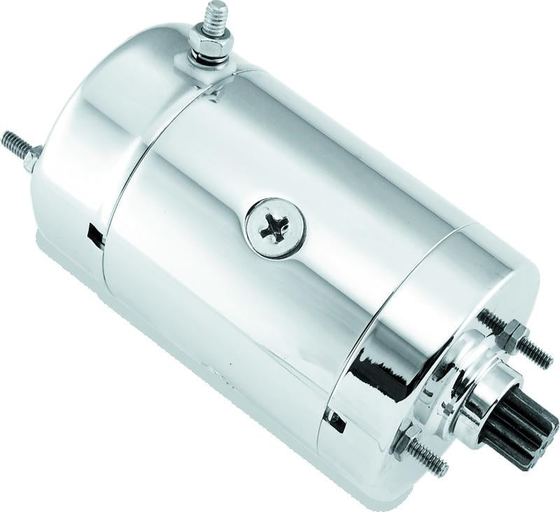 Twin Power 215509 Chrome Hitachi Starter for Harley Davidson - Replaces H-D 31570-73