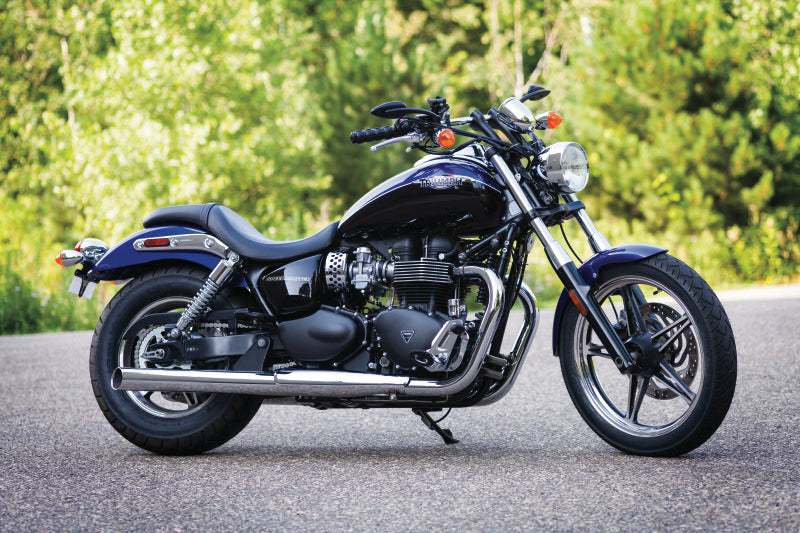 Kuryakyn Teardrop Mirrors Satin Black - Compact Custom Motorcycle Mirrors with Convex Glass
