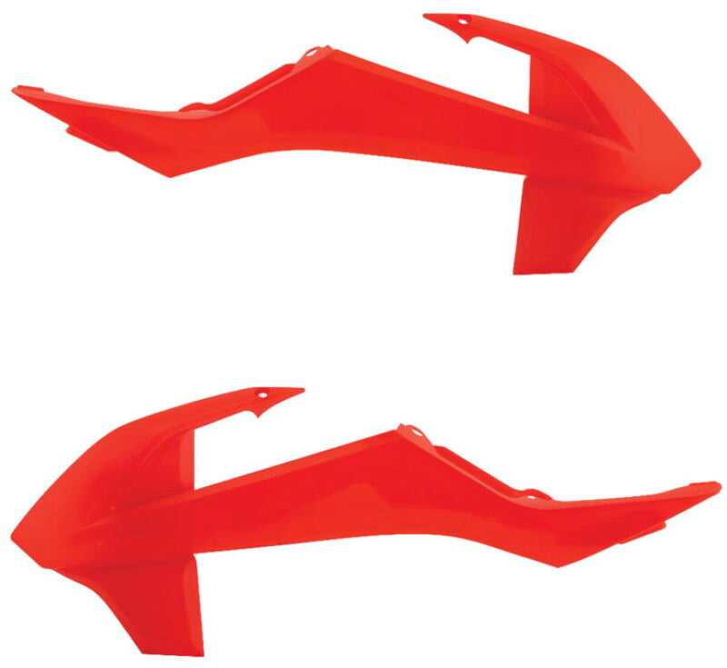 Acerbis Flo-Orange Radiator Shrouds for KTM SX65 and GasGas MC65 (Part #2449704617)
