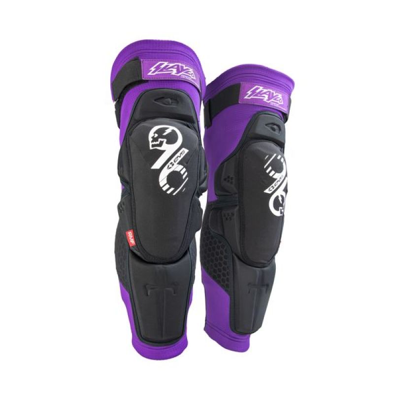 EVS Slayco96 Knee Guard Pair Large/XL – Purple and Black Powersports Knee Protection