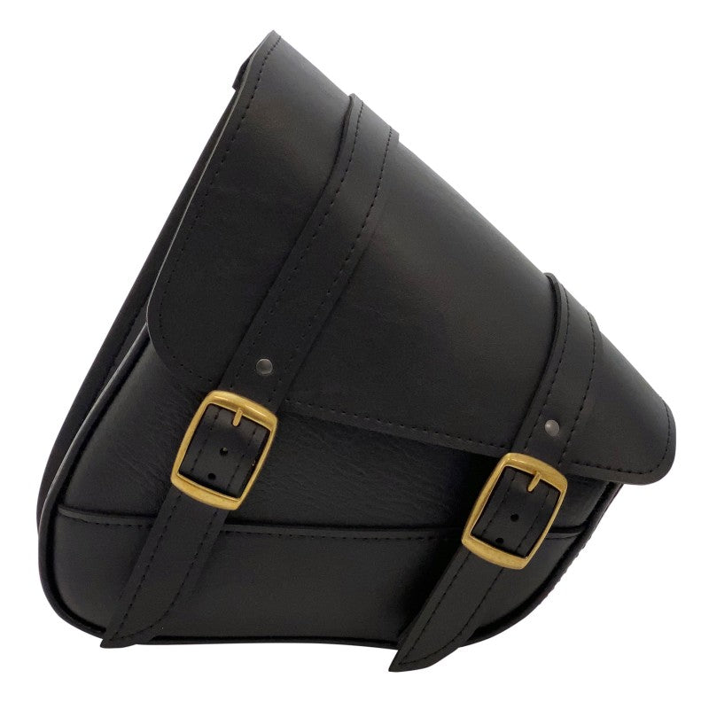 Willie & Max Brass Monkey Swingarm Bag for Triangulated Swingarms - Black