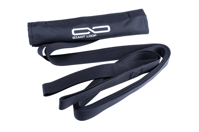 Giant Loop Cordura Ballistic Tow Strap - Black for Powersports Vehicles