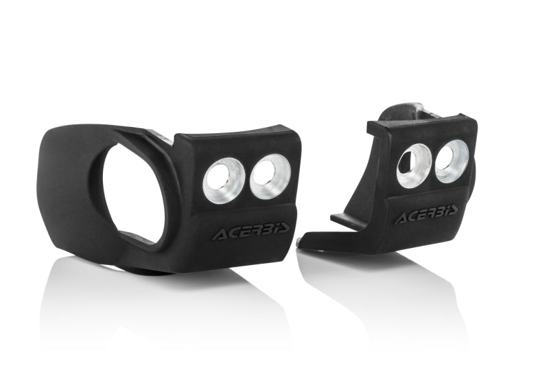 Acerbis Fork Shoe Protectors for Beta 250 RR, 2019-2020 Models - Black