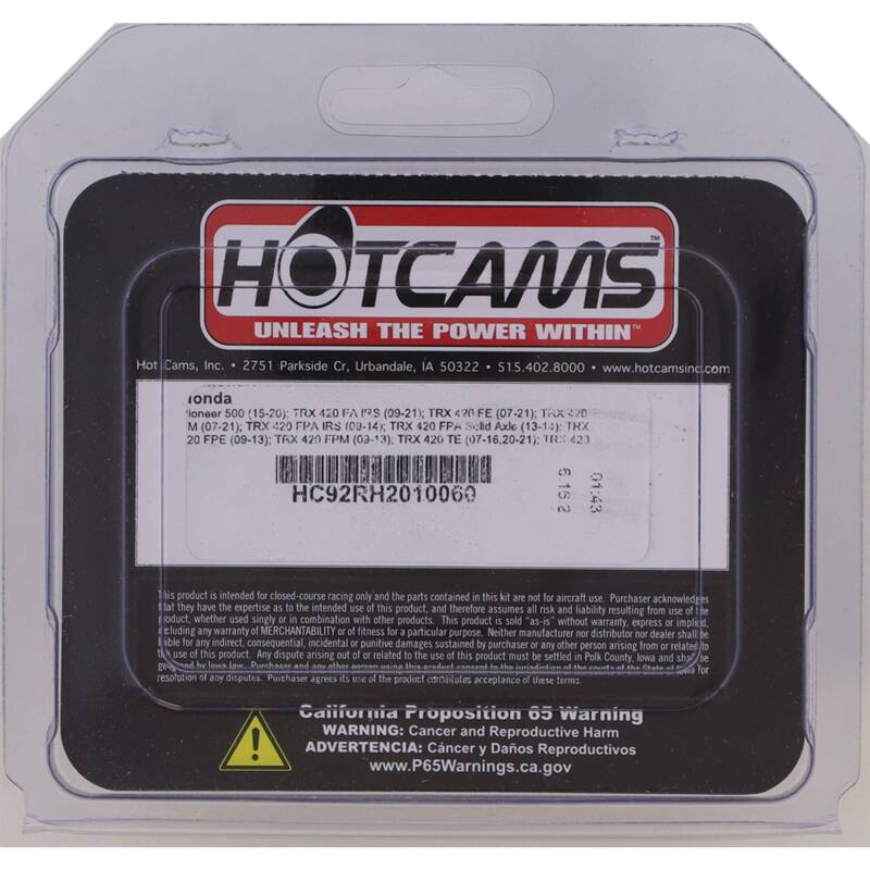 Hot Cams HC92RH2010060 Camshaft Chain Silent Kit for Pioneer 500 and TRX 420