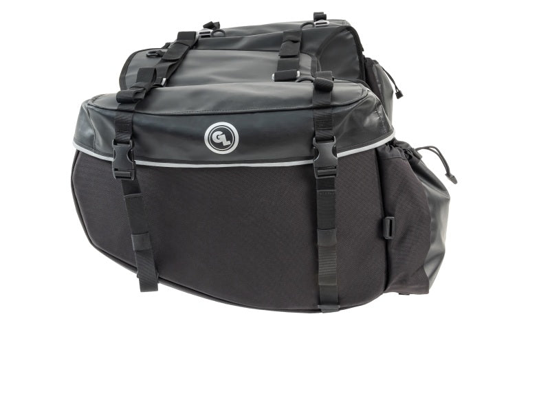 Giant Loop Siskiyou Panniers 70L Black - Durable Motorcycle Luggage for Adventure Touring