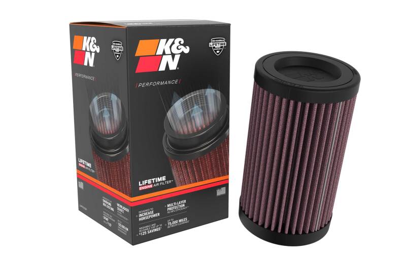 K&N Engineering PL-1018 Off-Road Replacement Air Filter for Polaris Ranger XP 1000 and Crew XP 1000 Models