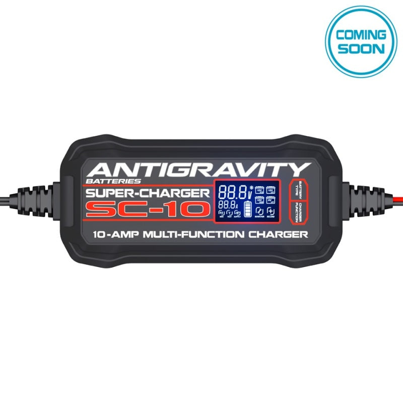 Antigravity Batteries SC-10 Super-Charger Battery Charger for Automotive, Motorcycle, and Powersports Vehicles