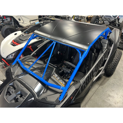 Can Am Maverick R Raw Roll Cage with Roof