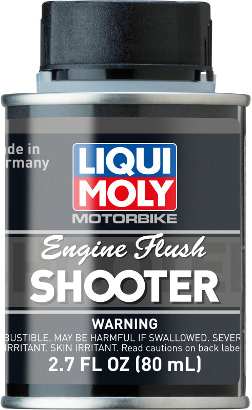 LIQUI MOLY 80mL Motorbike Engine Flush Shooter for Four-Stroke Gasoline Engines