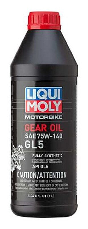 LIQUI MOLY 1L Motorbike Gear Oil GL5 SAE 75W140 for Kawasaki KLF & KVF Models