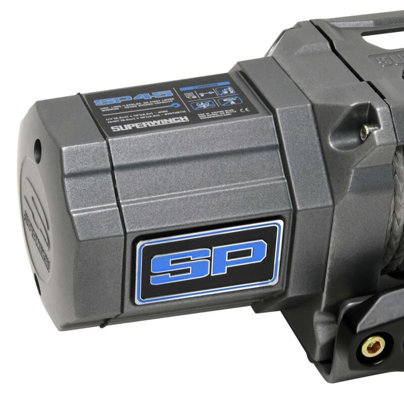 Superwinch SP 45SR 4500 lbs 12V DC Off-Road Winch with Synthetic Rope and Hawse Fairlead