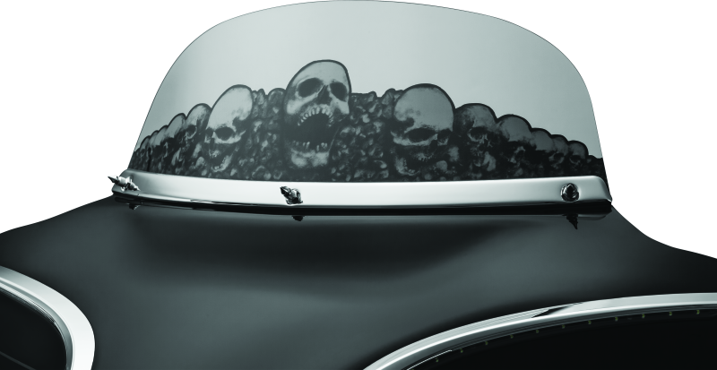 Kuryakyn Smooth Windshield Trim for Harley Davidson Touring Models (2008-2011)